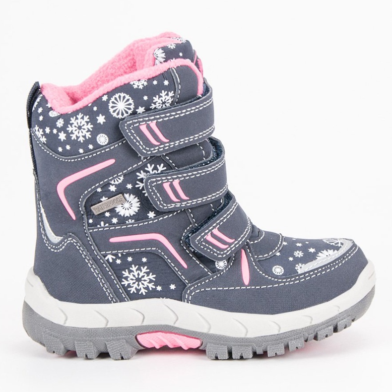 American Club American snow boots blue