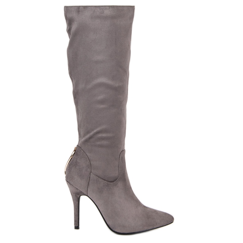 Cm Paris Sexy high heel boots grey Cm Paris Sexy high heel boots grey