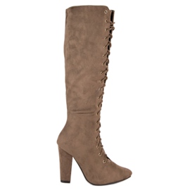 Cm Paris Lace-up boots brown