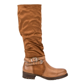 Super Me Camel riding boots brown