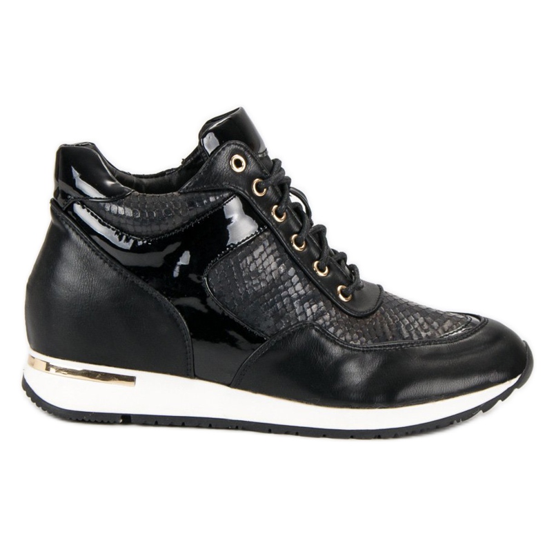 J. Star Lace-up Sneakers black