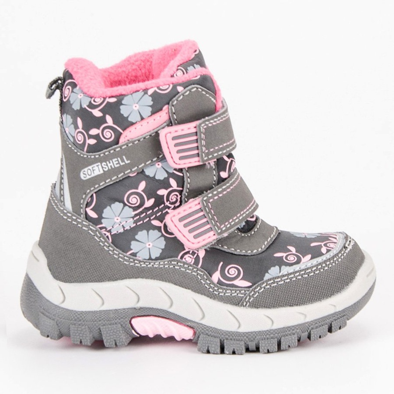 American Club Winter american shoes grey pink
