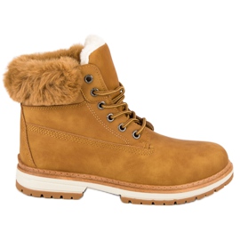Fgm Paris Camel Trappers With Fur brown