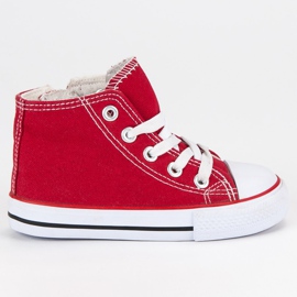 High red sneakers
