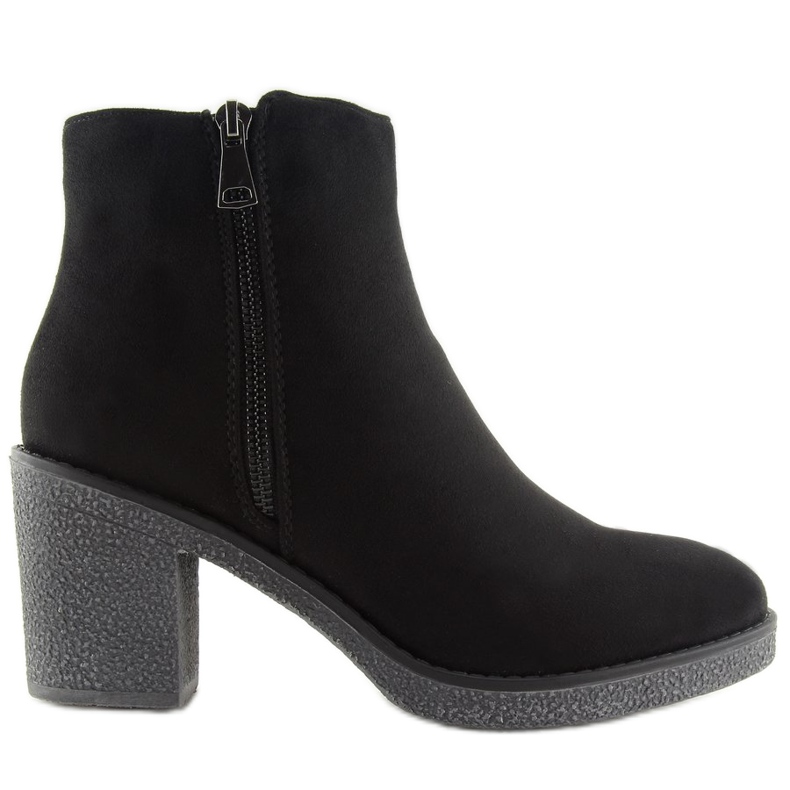 Black wide-heeled boots 2013 Black Black wide-heeled boots 2013 Black