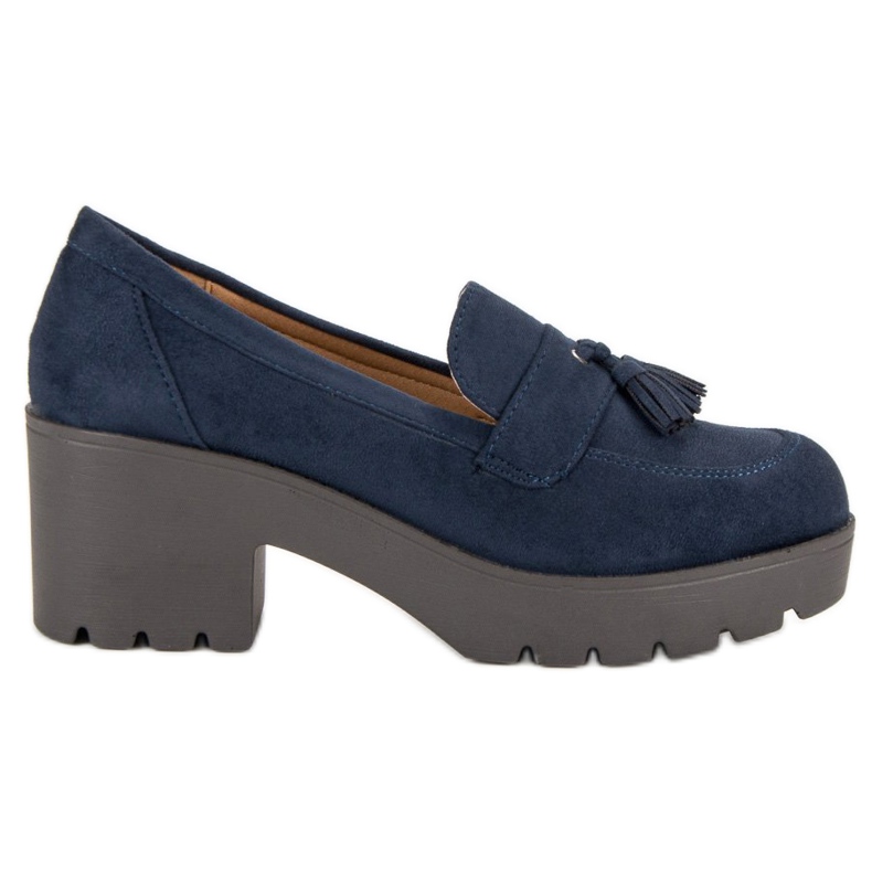Ch. Creation Stylish moccasin shoes blue