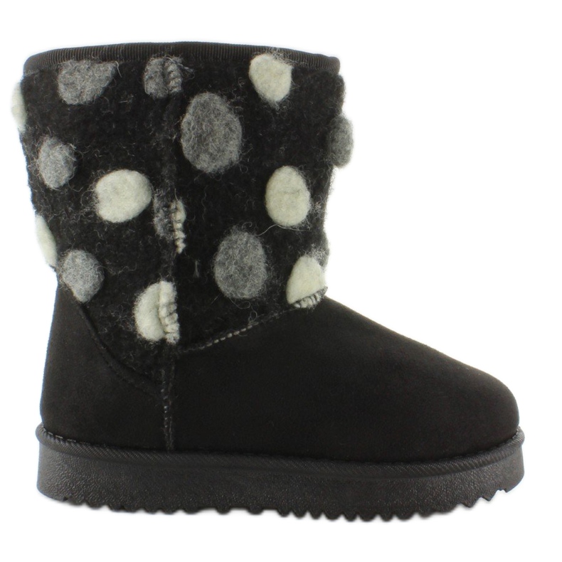 Children's emuses with felt uppers k1647405 Black