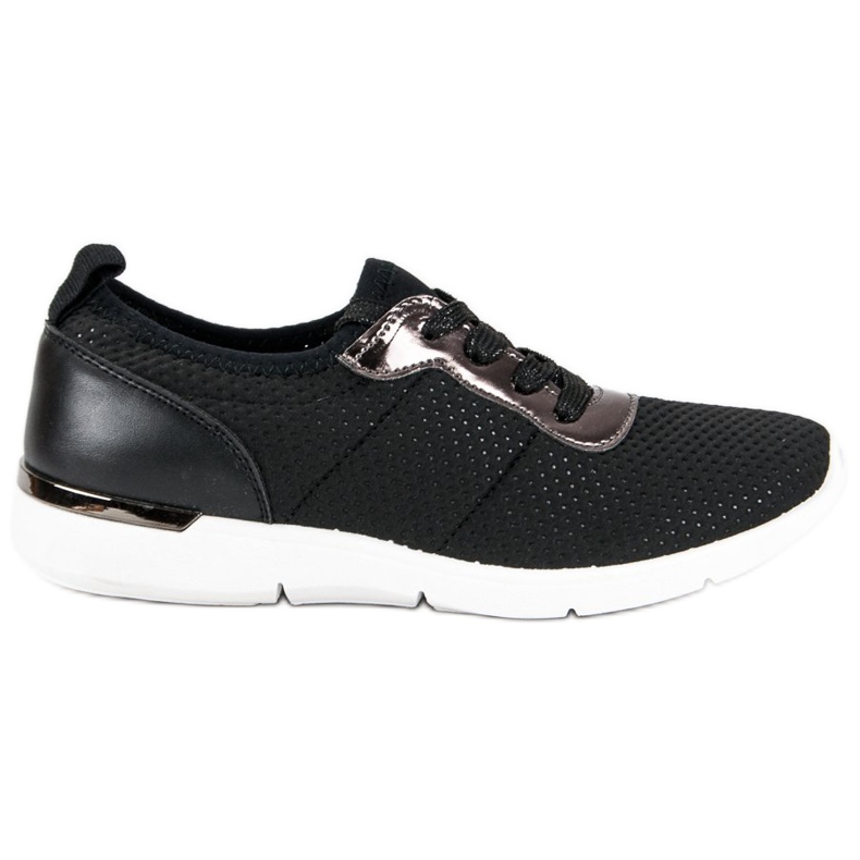 Black sports shoes