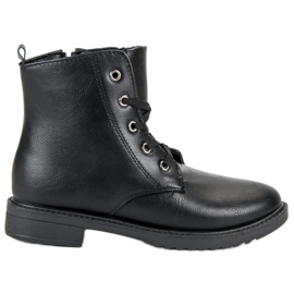 Classic Lace Up Boots black