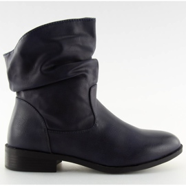 Navy blue women's boots 1127-PA DK.BLUE