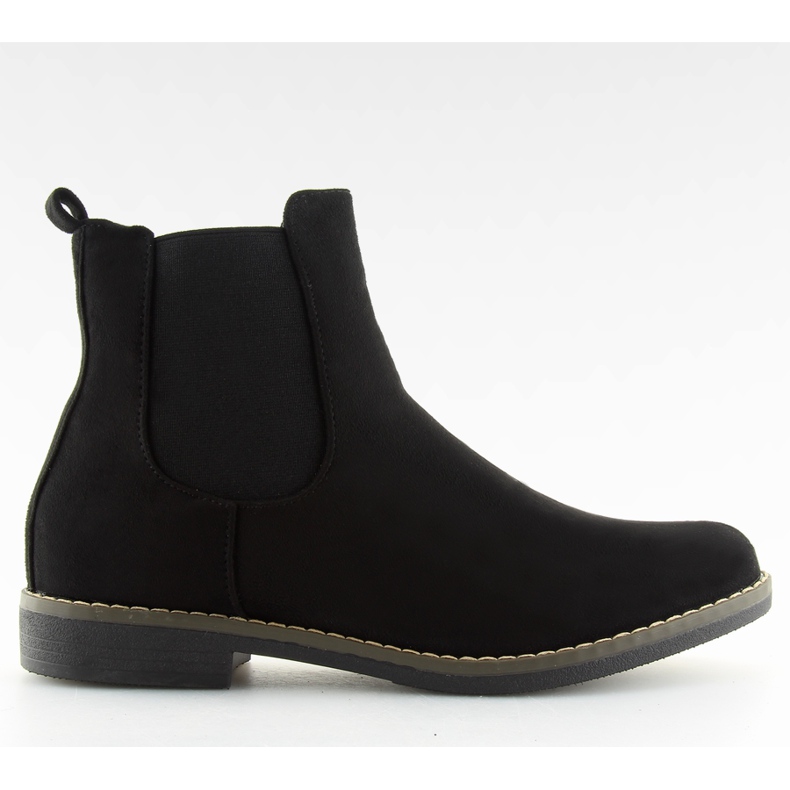 Black Chelsea boots for women black 491 Black