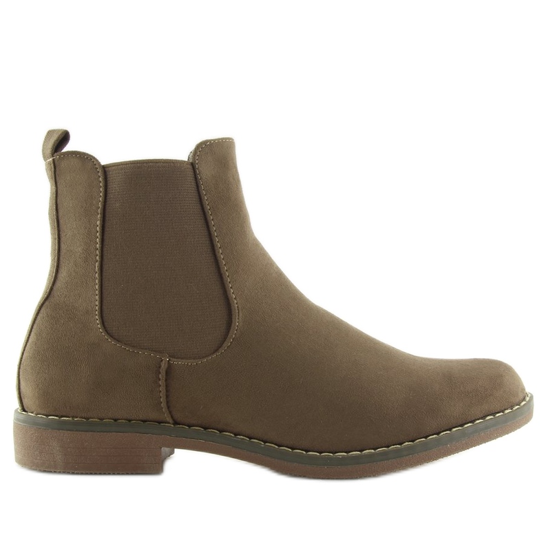 Women's Chelsea boots, brown 491 Khaki Women's Chelsea boots, brown 491 Khaki