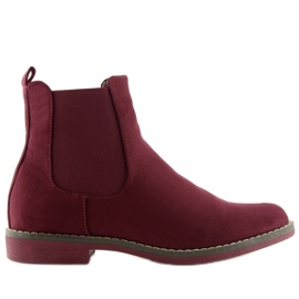 Women's Jodhpur boots, burgundy 491 Red