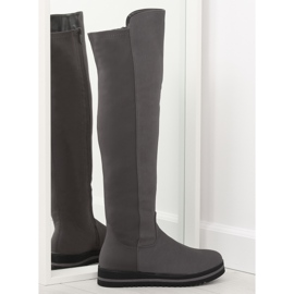 Gray Over-boots for women A-177 gray grey