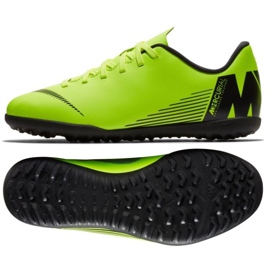 Nike Mercurial Vapor X 12 Club Tf Jr football shoes green KeeShoes