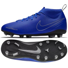 Nike Phantom Vsn Club Df Fg Mg Jr AO3288-400 football shoes multicolored blue