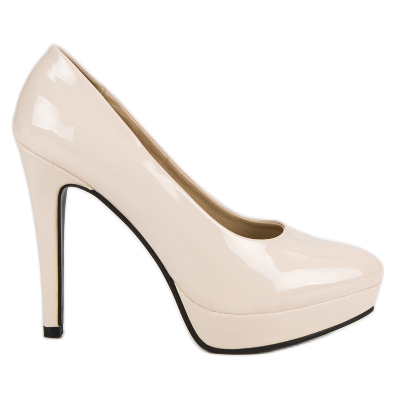 J. Star Sexy high heels on the platform brown