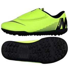 Nike Mercurial Vapor 12 Club Tf Jr AH7357-701 football shoes green green Nike Mercurial Vapor 12 Club Tf Jr AH7357-701 football shoes green green