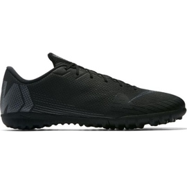 Nike Mercurial Vapor X 12 Academy Tf M AH7384-001 football shoes black black Nike Mercurial Vapor X 12 Academy Tf M AH7384-001 football shoes black black