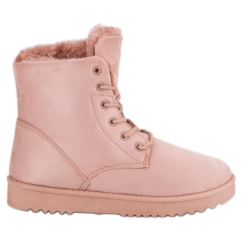 Forever Folie Warm suede shoes pink