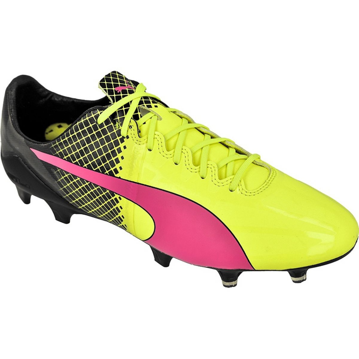 Puma pink and yellow shoes discount