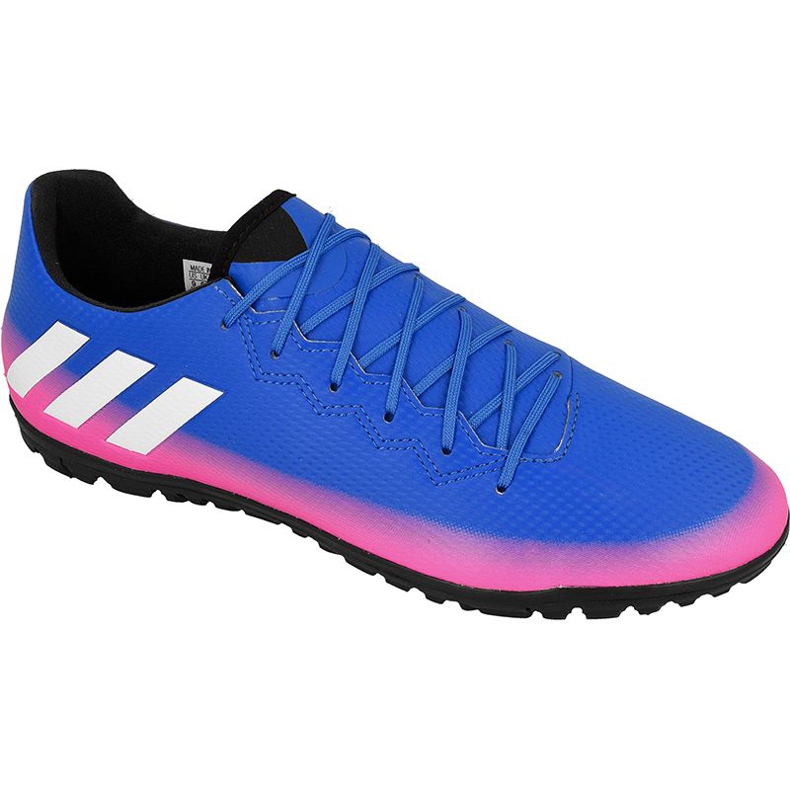 The adidas Messi 16.3 Tf M football boots blue