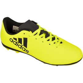 Adidas X 17.4 FxG Jr S82404 football boots yellow