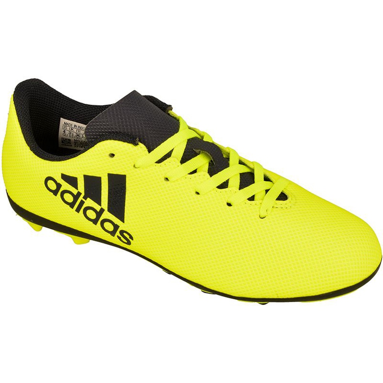Adidas X 17.4 FxG Jr S82404 football boots yellow
