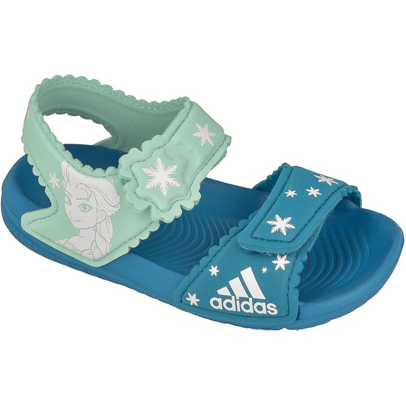 Adidas Disney Frozen AltaSwim Kids BY8963 sandals blue green Adidas Disney Frozen AltaSwim Kids BY8963 sandals blue green
