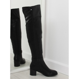 Black SG-200 Black high-heeled boots