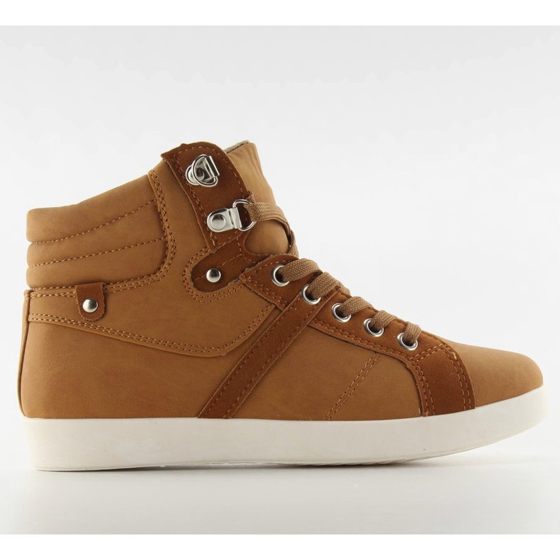 Sneakers with a strong outsole B2013-2 camel II-GAT brown