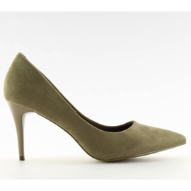 Suede olive pins LEI-90 Olive II-GAT green