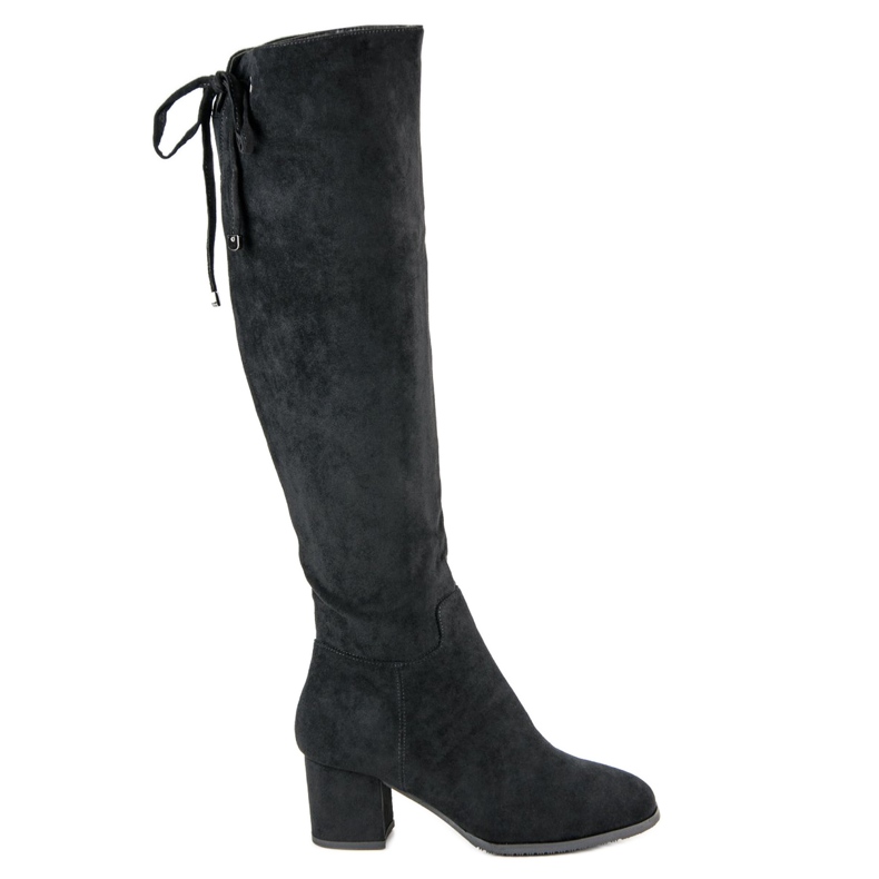 Super Mode Comfortable suede boots black