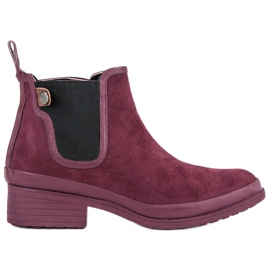 Kylie Booties Chelsea boots red