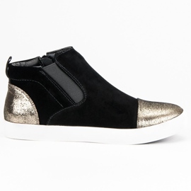 J. Star Elegant Women's Sneakers black yellow J. Star Elegant Women's Sneakers black yellow