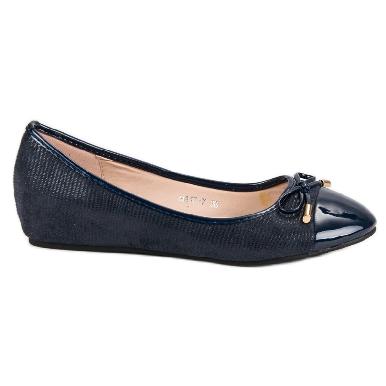 Fashionable ballerinas blue