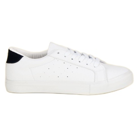 White Sport Shoes black