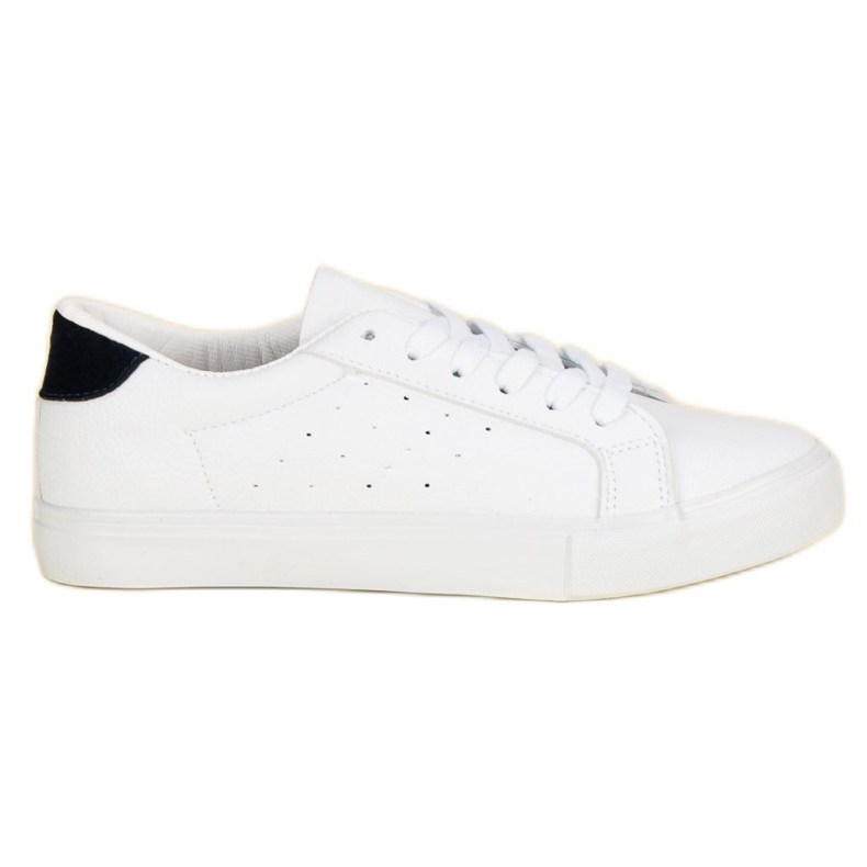 White Sport Shoes black