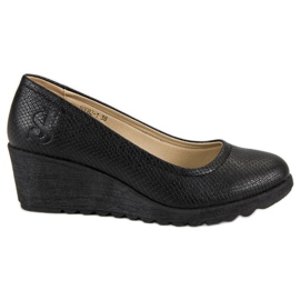 J. Star Wedge Pumps black