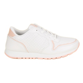 Fashionable Sports Shoes white pink