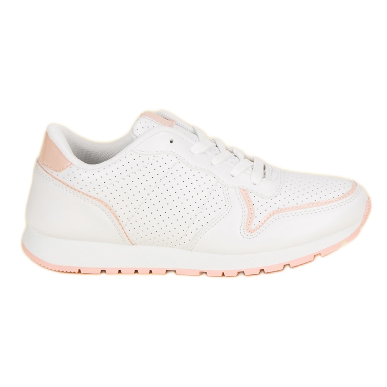 Fashionable Sports Shoes white pink