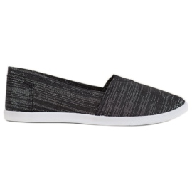 Comer Comfortable Slipons black grey