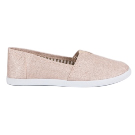 Comer Comfortable Slipons brown yellow