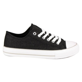 Glitter Sneakers black