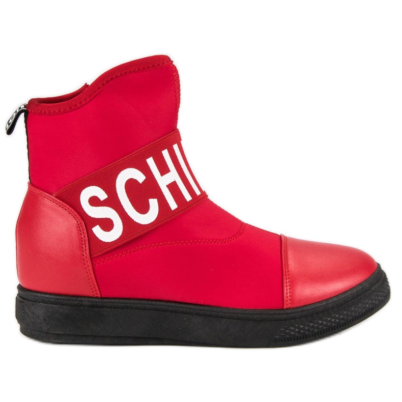 Bestelle Fashionable High Sneakers white red