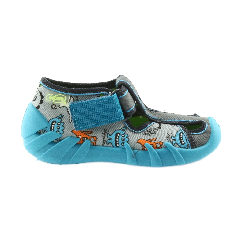 Befado children's shoes 190P085 blue grey multicolored
