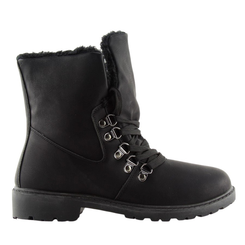 Black hiking boots 1119-PA Black
