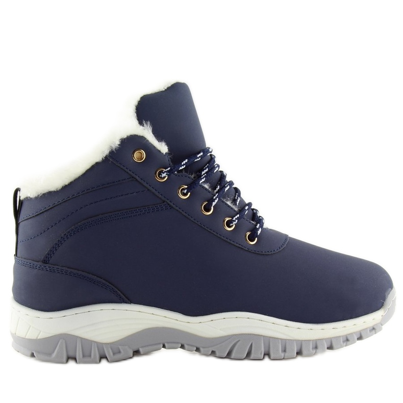 Trekking shoes for women navy blue B1716 Navy
