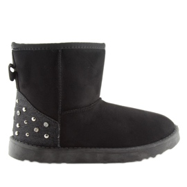 Black women's snow boots M297 Black