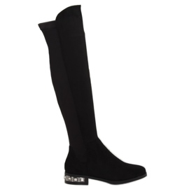 Women's black thigh boots 0-236 Black